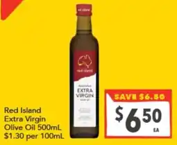 Supa Valu Red Island Extra Virgin Olive Oil offer