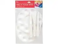 Officeworks Born Palette and Painting Knife 5 Piece Set offer