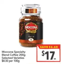 Supa Valu Moccona Specialty Blend Coffee offer