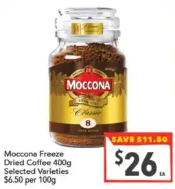 Supa Valu Moccona Freeze Dried Coffee offer