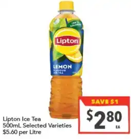Supa Valu Lipton Ice Tea offer