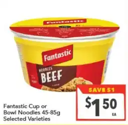 Supa Valu Fantastic Noodles Beef offer