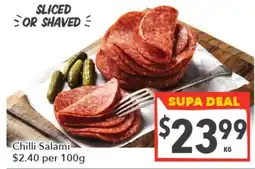 Supa Valu Chilli Salami offer