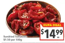 Supa Valu Sundried Tomatoes offer
