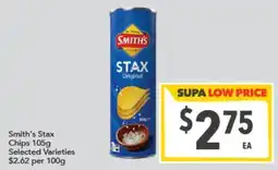 Supa Valu Smith's Stax Chips offer