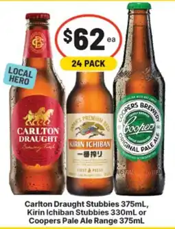 Supa Valu Carlton Draught Stubbies offer
