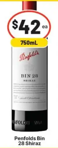 Supa Valu Penfolds Bin 28 Shiraz offer