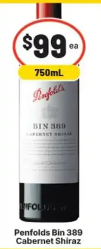 Supa Valu Penfolds Bin 389 Cabernet Shiraz offer