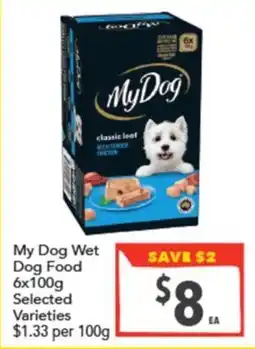 Supa Valu My Dog Wet Dog Food offer