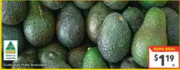Supa Valu Australian Hass Avocados offer
