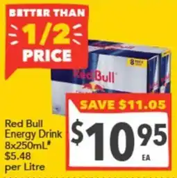 Supa Valu Red Bull Energy Drink offer