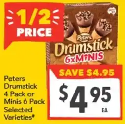 Supa Valu Peters Drumstick Minis offer