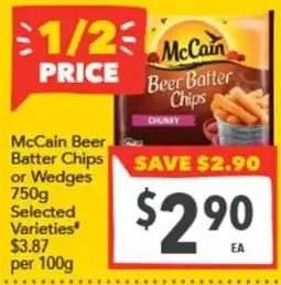 Supa Valu McCain Beer Batter Chips offer