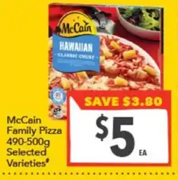 Supa Valu McCain Family Pizza offer