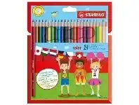 Officeworks Stabilo Coloured Pencils 24 Pack offer