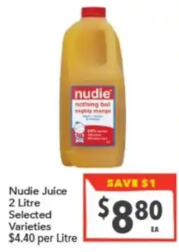 Supa Valu Nudie Juice offer