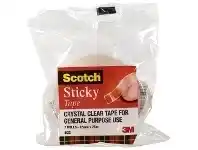 Officeworks Scotch Sticky Tape 12mm x 25m 2 Pack offer