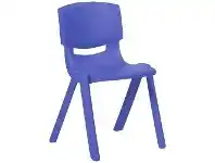 Officeworks Studymate Young Stacking Chair 455mm Blue offer