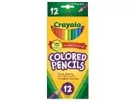 Officeworks Crayola Coloured Pencils 12 Pack offer