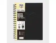 Officeworks Spirax No.511 A5 Hard Covered Notebook 200 Page Black offer