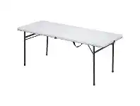 Officeworks J.Burrows 6 Foot Bi-Fold Trestle Table offer