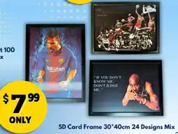 Choice The Discount Store 5D Card Frame offer