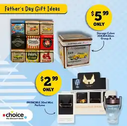 Choice The Discount Store INVINCIBLE 30ml Mini Perfume offer