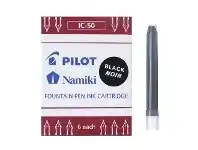 Officeworks Pilot IC-50 Fountain Pen Ink Cartridges Black 6 Pack offer