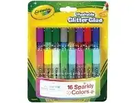 Officeworks Crayola Pip Squeaks Washable Glitter Glue 16 Pack offer