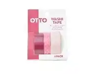 Officeworks Otto Washi Tape Pink 3 Pack offer