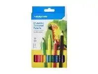 Officeworks Studymate Coloured Jumbo Pencils 12 Pack offer