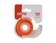 Officeworks Otto Invisible Adhesive Tape with Dispenser 18mm x 33m Orange offer