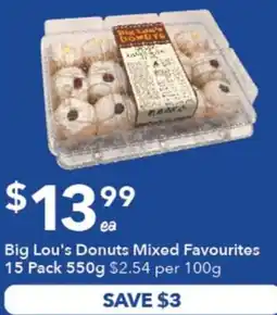 Ritchies Big Lou's Donuts Mixed Favourites offer