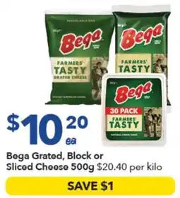 Ritchies Bega Grated, Block or Sliced Cheese offer