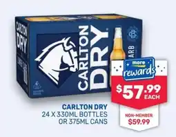 Bottlemart Carlton Dry offer
