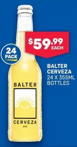 Bottlemart Balter Cerveza offer