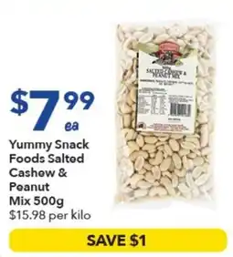 Ritchies Yummy Snack Foods Salted Cashew & Peanut Mix offer