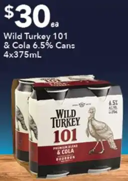 Ritchies Wild Turkey 101 & Cola offer