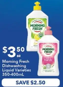 Ritchies Morning Fresh Dishwashing Liquid Varieties offer