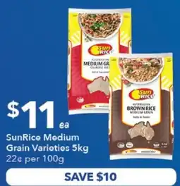 Ritchies SunRice Medium Grain Varieties offer