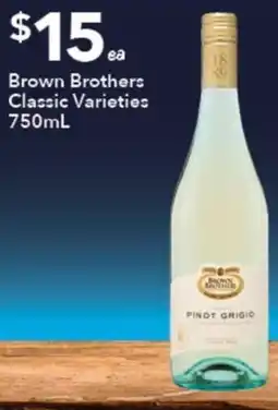 Ritchies Brown Brothers Classic Varieties offer