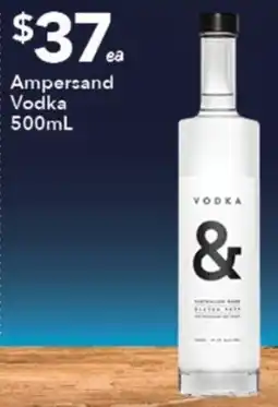 Ritchies Ampersand Vodka offer