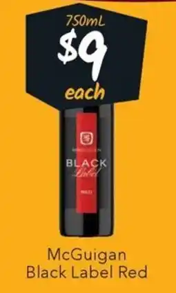 Ritchies McGuigan Black Label Red offer