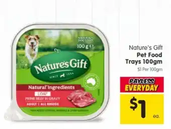 Nature's Gift Pet Food Trays