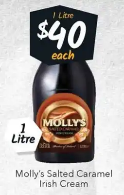 Ritchies Molly's Salted Caramel Irish Cream offer