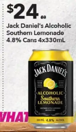 Ritchies Jack Daniel's Alcoholic Southern Lemonade offer