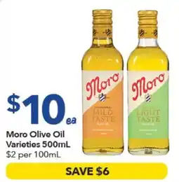 Ritchies Moro Olive Oil Varieties offer