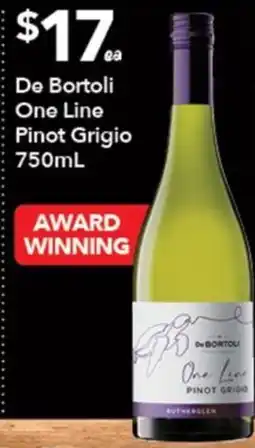 Ritchies De Bortoli One Line Pinot Grigio offer