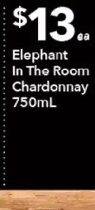 Ritchies Elephant In The Room Chardonnay offer
