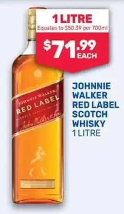 Bottlemart Johnnie Walker Red Label Scotch Whisky offer